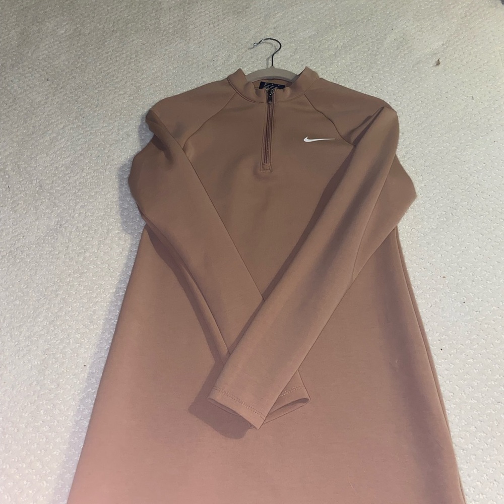 Nike longe sleeve rose gold dress. NEVER WORN!